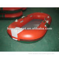 PVC fabric inflatable fishing boat with air mat floor